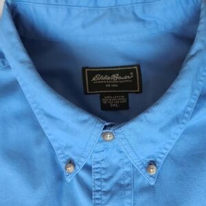 Eddie Bauer Blue Casual Button Down Shirt